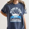 Proud Dad Of A Class Of 2018 Graduate TShirt Graduation Women's Comfort Colors T-Shirt Denim