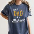 Proud Dad Of A Class Of 2021 Graduate Graduation Women's Comfort Colors T-Shirt Denim