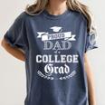 Proud Dad Of a College Grad 2019 Family Graduation Shirt Women's Comfort Colors T-Shirt Denim