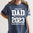 Proud Dad Graduation Senior 23 Grad Class Of 2023 Women's Comfort Colors T-Shirt Denim