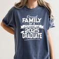 Proud Family Class Of 2025 Graduate Graduation Ceremony Women's Comfort Colors T-Shirt Denim