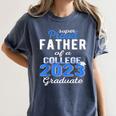 Proud Father Of 2023 College Graduate Family 23 Graduation Women's Comfort Colors T-Shirt Denim