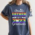 Proud Father Of 2023 Graduate Class 2023 Graduation Family Women's Comfort Colors T-Shirt Denim