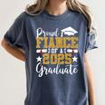 Proud Fiance Of A 2025 Graduate Fiance Graduation 2025 Senio Women's Comfort Colors T-Shirt Denim