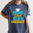 Proud Graduation Dad Father Of Graduates Women's Comfort Colors T-Shirt Denim