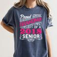 Proud Grandma Of a 2018 Senior Tshirt Graduation Women's Comfort Colors T-Shirt Denim