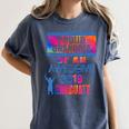 Proud Grandma Of A 2019 Graduate Senior Class Graduation Women's Comfort Colors T-Shirt Denim