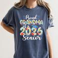Proud Grandma Of a 2026 Graduate For Family Graduation Women's Comfort Colors T-Shirt Denim