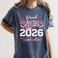 Proud Grandma Of A 2026 Senior Class Of 2026 Graduation Women's Comfort Colors T-Shirt Denim