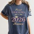 Proud Grandma Of A 2026 Senior Graduate Graduation Women's Comfort Colors T-Shirt Denim