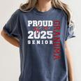 Proud Grandma Of A Class Of 2025 Senior Graduation 25 Women's Comfort Colors T-Shirt Denim