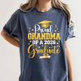Proud Grandma Of A Class Of 2026 Graduate Senior Graduation Women's Comfort Colors T-Shirt Denim