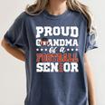 Proud Grandma Of a Football Senior 2026 Graduation Women's Comfort Colors T-Shirt Denim