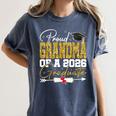 Proud Grandma Of Senior 2026 Graduate Family Graduation 2026 Women's Comfort Colors T-Shirt Denim