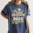 Proud Grandpa Of a Class Of 2025 Graduate Senior Graduation Premium Women's Comfort Colors T-Shirt Denim