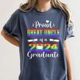 Proud Great Uncle Of 2024 Graduate Class 2024 Graduation Women's Comfort Colors T-Shirt Denim