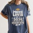 Proud Lovie Of A Class Of 2025 Graduate Senior Graduation Women's Comfort Colors T-Shirt Denim