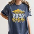Proud Mama Of A 2026 Graduate Grad Senior Graduation Women's Comfort Colors T-Shirt Denim