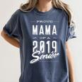Proud Mama Senior 2019 Mom Graduate Graduation Mommy T Shirt Women's Comfort Colors T-Shirt Denim