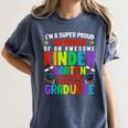 Proud MAWMAW Of Awesome Kindergarten Pre-K Graduation 2025 Women's Comfort Colors T-Shirt Denim