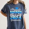 Proud Mimi Of 2024 College Graduate Family 24 Graduation Women's Comfort Colors T-Shirt Denim