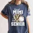 Proud Mimi Of A 2026 Senior Baseball Graduation Leopard Women's Comfort Colors T-Shirt Denim