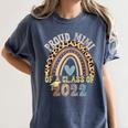 Proud Mimi Of a Class Of 2022 Graduate Graduation Rainbow Women's Comfort Colors T-Shirt Denim