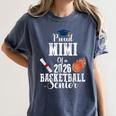 Proud MIMI Of 2026 Basketball Senior Class Graduation Women's Comfort Colors T-Shirt Denim