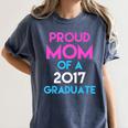 Proud Mom Of A 2017 Graduate Graduation Tee T-Shirt Women's Comfort Colors T-Shirt Denim