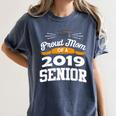 Proud Mom Of A 2019 Senior Graduation Class Outfit T-Shirt Women's Comfort Colors T-Shirt Denim