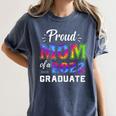 Proud Mom Of a 2022 Graduate Matching Tie Dye Graduation Women's Comfort Colors T-Shirt Denim