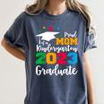 Proud Mom Of A 2023 Graduate Senior 2023 Graduation 23 Women's Comfort Colors T-Shirt Denim