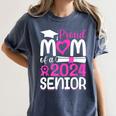 Proud Mom Of A 2024 Senior Graduation Women's Comfort Colors T-Shirt Denim