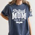 Proud Mom Of 2025 Graduate Senior Mom 25 Graduation Women's Comfort Colors T-Shirt Denim