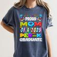 Proud MOM Of a 2025 PRE-K Graduate -Graduation Women's Comfort Colors T-Shirt Denim