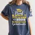 Proud Mom Of 5th Grade Graduate 2025 Elementary Graduation Women's Comfort Colors T-Shirt Denim