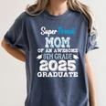 Proud MOM Of A 8th Grade Graduate 2025 Elementary Graduation Women's Comfort Colors T-Shirt Denim