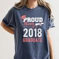 Proud Mom Of A Class 2018 Graduate Graduation Shirt Women's Comfort Colors T-Shirt Denim