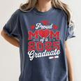 Proud Mom Of a Class Of 2025 Graduate Senior Graduation Women's Comfort Colors T-Shirt Denim