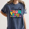 Proud Mom Class Of 2025 Kindergarten Graduate Graduation Women's Comfort Colors T-Shirt Denim