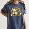 Proud Mom Graduation Of 8th Grade Graduate Women's Comfort Colors T-Shirt Denim