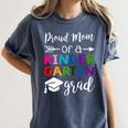 Proud Mom Of A Kindergarten Grad Shirt Graduation Women's Comfort Colors T-Shirt Denim