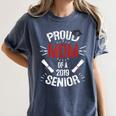 Proud Mom Mother Of a 2019 Graduate TShirt Graduation Women's Comfort Colors T-Shirt Denim