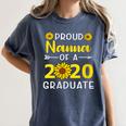 Proud Nanna Of 2020 Graduate Class Of 2020 Graduation Women's Comfort Colors T-Shirt Denim