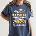 Proud OMA Of 2023 Class MBA Graduate Family Graduation Women's Comfort Colors T-Shirt Denim