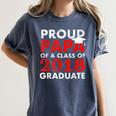 Proud Papa Of A Class Of 2018 Graduate Shirt Graduation Women's Comfort Colors T-Shirt Denim
