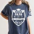 Proud Papa Of a Kindergarten Grad Father Graduation Shirt Women's Comfort Colors T-Shirt Denim