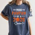Proud PAW PAW Of 2026 Senior Basketball Student Graduation Women's Comfort Colors T-Shirt Denim