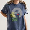 Proud Queen College Graduation Women's Comfort Colors T-Shirt Denim