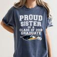 Proud Sister Of A Grad Class Of 2018 Graduation Apparel Women's Comfort Colors T-Shirt Denim